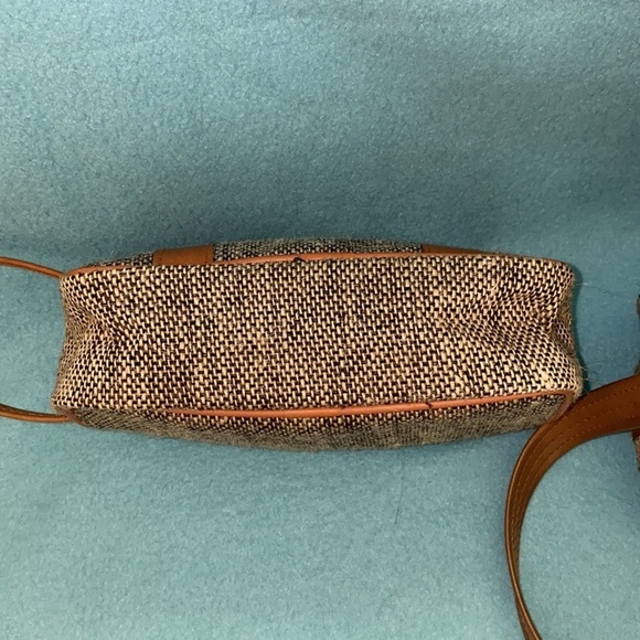 SAKS FIFTH AVENUE Travel bag and toiletry case tweedy texture lined inside both - Picture 6 of 13